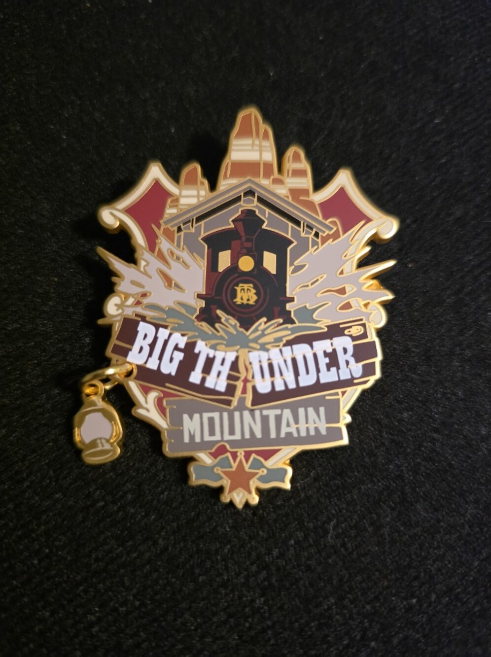 Disneyland Paris Big Thunder Mountain Enamel Pin